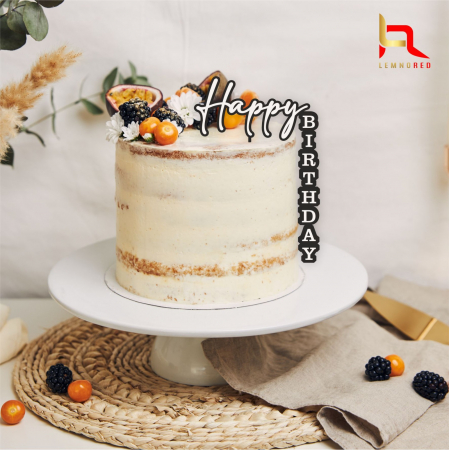 Toppere aniversari - Decoratiune Happy Birthday Tall Cake