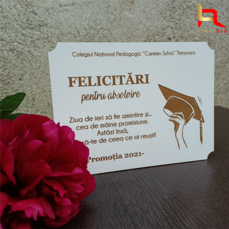Diploma lemn personalizata ABSOLVENT [2]