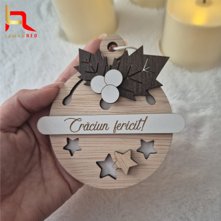 Globuri personalizate - Glob Decorativ „Holly” – personalizabil