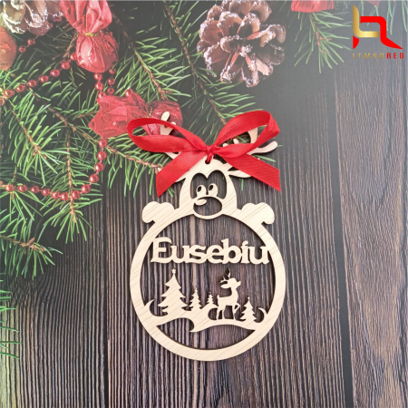 Evenimente speciale - Glob personalizat cu nume - RUDOLF -