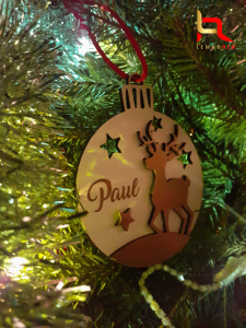 Glob personalizat de lemn X-MAS-X-TREME [2]