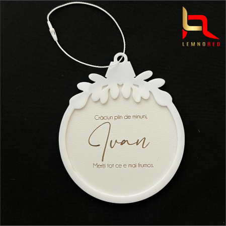 Evenimente speciale - Globuri personalizate cu text la alegere / corporate cu sigla/logo