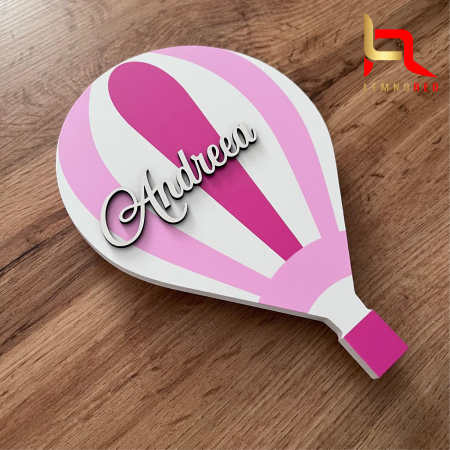 Lampa LED roz personalizata pentru fetite [3]