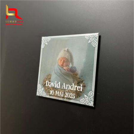 Magnet Frigider Personalizat pentru Botez - Marturie Unică [1]