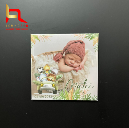 Magneti personalizati - Marturie pentru botez - MAGNET PERSONALIZAT