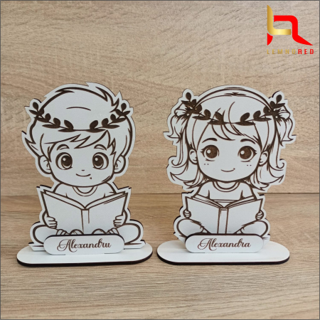 Scoala/Absolvire - Mini decoratiune PREMIANT CU CORONITA