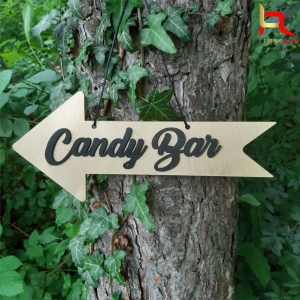 Accesorii nunta - Sageata indicatoare candy bar