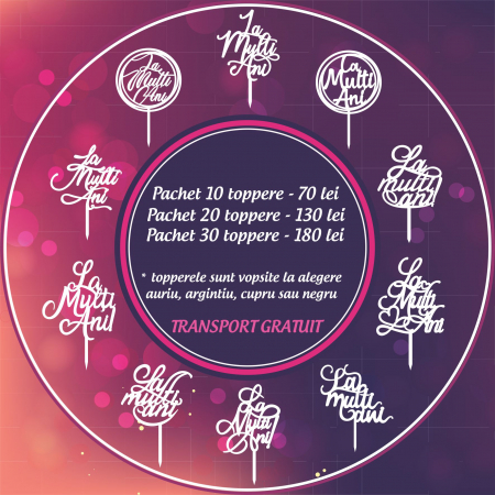 PACHET 30 toppere La multi ani [2]