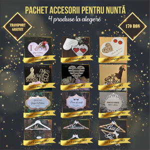 Umerase miri - PACHET ACCESORII PENTRU NUNTA