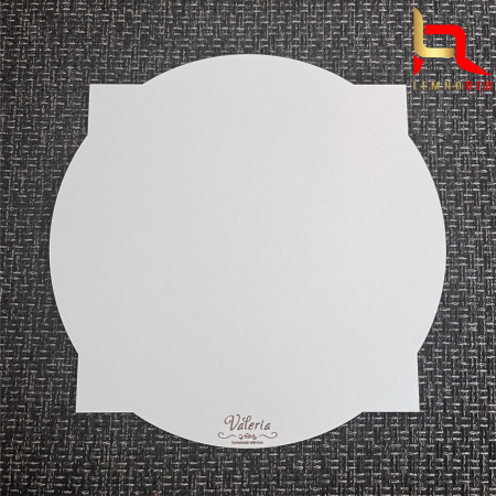Suporturi si platouri - PACHET Suport rotund cu colti lateral- personalizat M7 - 10 buc