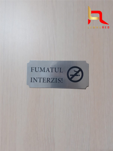 Placuta ABS avertizare Fumatul Interzis [1]