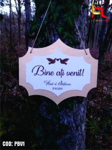 Accesorii nunta - placuta-intampinare-personalizata