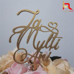 Toppere aniversari - Cake topper La Multi Ani (LM9)