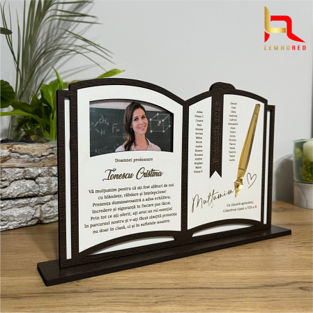 Ramă Foto Cadou Personalizată pentru Profesor/Diriginte – cu Numele Elevilor [1]