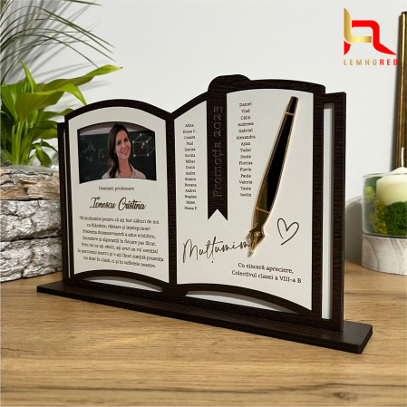 Ramă Foto Cadou Personalizată pentru Profesor/Diriginte – cu Numele Elevilor [2]