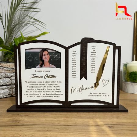 Evenimente speciale - Ramă Foto Cadou Personalizată pentru Profesor/Diriginte – cu Numele Elevilor