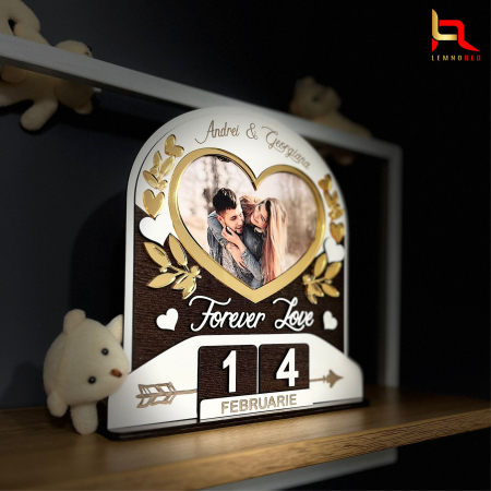 Ramă foto personalizată pentru cuplu – Forever Love [1]