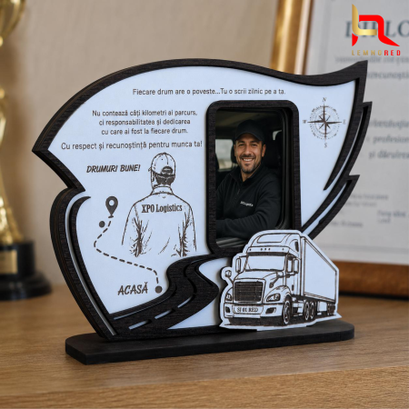Ramă Foto Personalizată pentru Șofer – Cadou pentru Șofer de TIR, Camion, Taxi, Uber sau Autobuz [1]