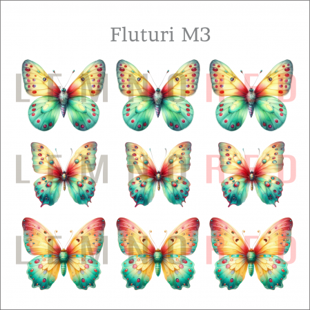 Set 9 fluturi - zeci de modele disponobile [4]