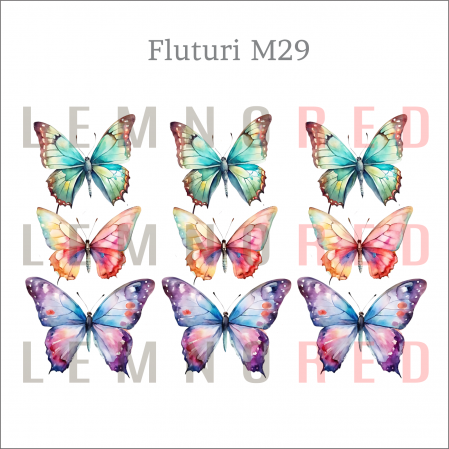 Set 9 fluturi - zeci de modele disponobile [30]