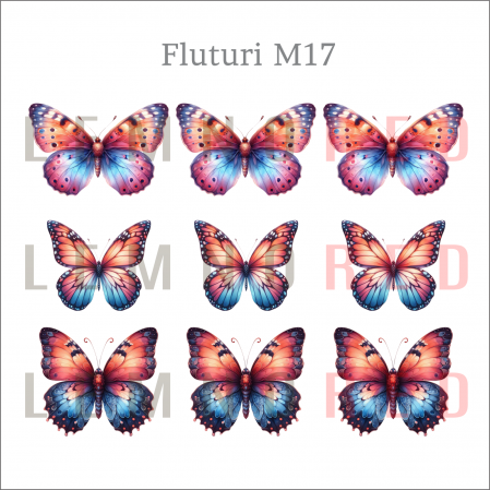 Set 9 fluturi - zeci de modele disponobile [18]