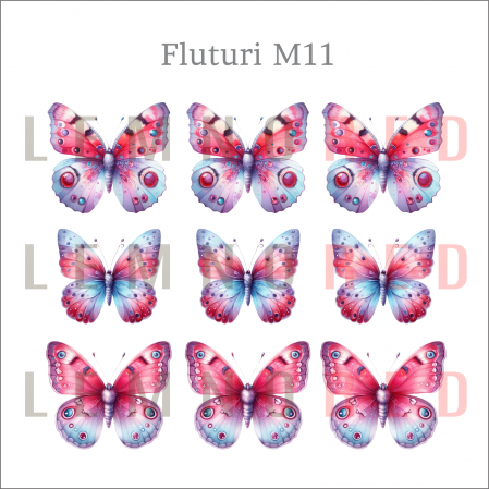 Set 9 fluturi - zeci de modele disponobile [12]