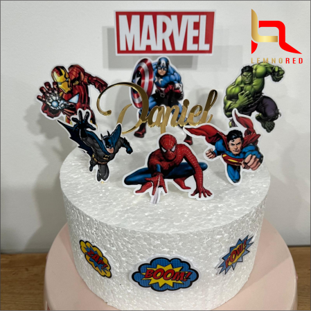 Suite toppere tematice - Suita de toppere tort MARVEL