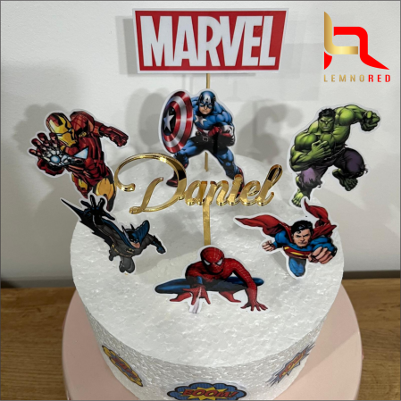 Suita de toppere tort MARVEL [1]