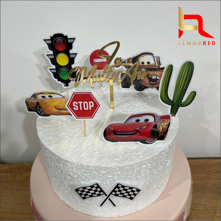 Suita topper tort, din carton - CARS [1]
