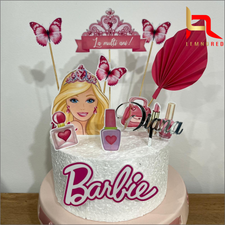 Suite toppere tematice - Suita toppere tort BARBIE (carton laminat)