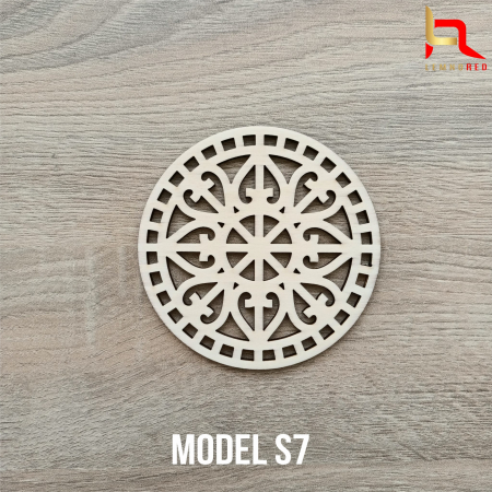 Suport din lemn pentru pahare (set 6 buc) [6]