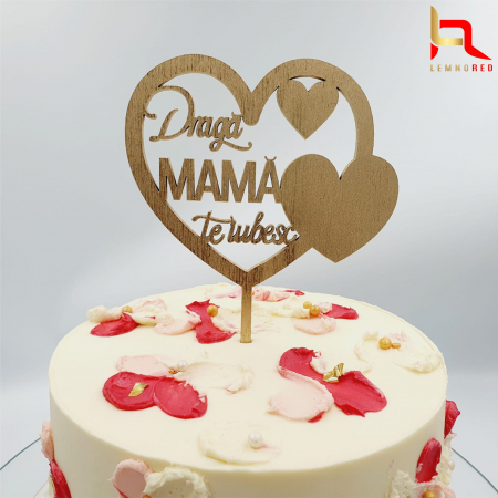 Topper Draga mama, te iubesc!