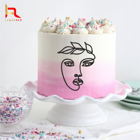 Toppere si ornamente tort - Topper lateral tort - BEAUTY FACE