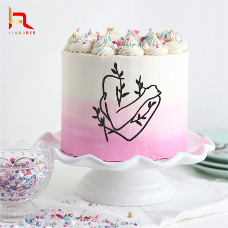 Toppere aniversari - Topper lateral tort - BODY WITH LEAVES