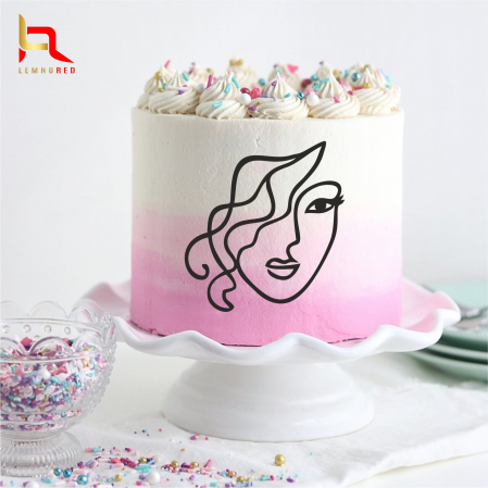 Toppere si ornamente tort - Topper lateral tort - LONG HAIR