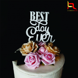 Toppere nunta - Topper pentru tort Best Day Ever