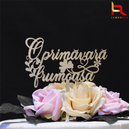 1-8 Martie - Topper tort/aranjamente florale "O primavara frumoasa"