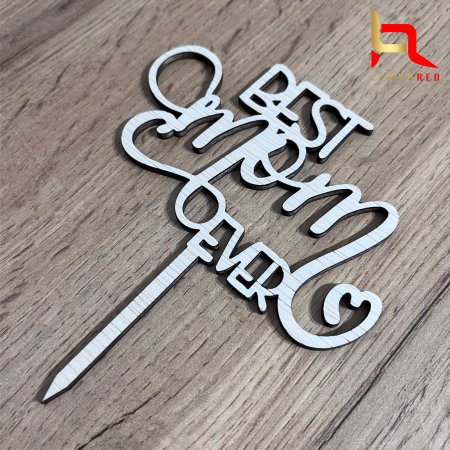 Topper tort „Best Mom Ever” – decor tort Mama [1]