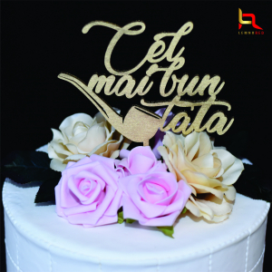 Topper tort "Cel mai bun tata"