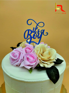 Topper tort baby shower It's a boy