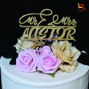 Toppere nunta - Topper tort Mr & Mrs (NISTOR)