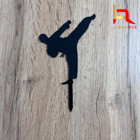 Toppere diverse - Topper tort silueta karate