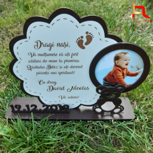Trofeu personalizat cadou pentru nasii de botez [4]