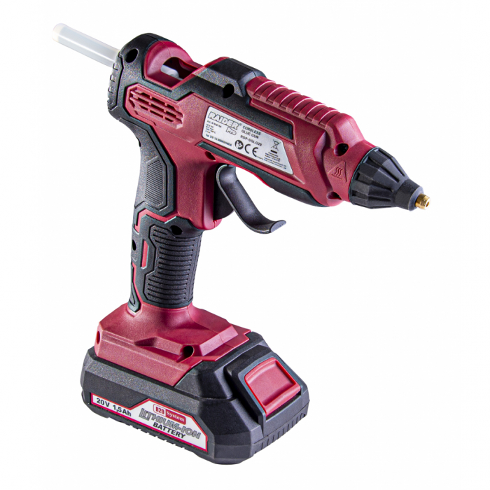 R20 Pistol de lipit cu batoane de silicon ø11 pentru baterie Li-Ion Solo RDP-SGLG20 [2]