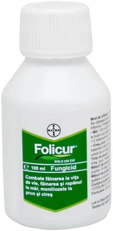 Fungicid FOLICUR SOLO 250 EW - 100 ml, sistemic [1]