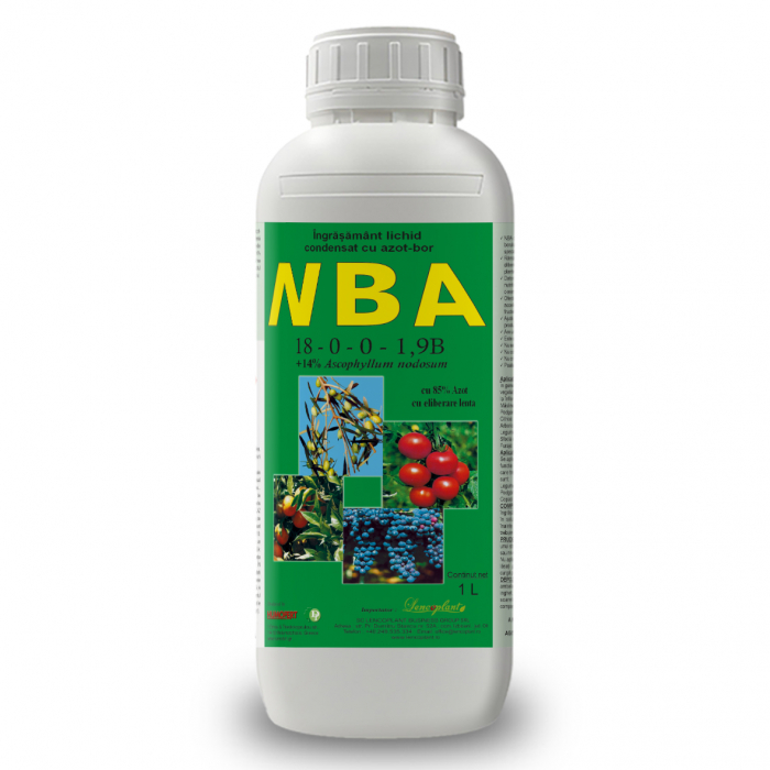 Îngrășământ lichid pe bază de azot, bor si extract de alge marine  - NBA - 1 litrulegume, pomi , vita de vie [1]
