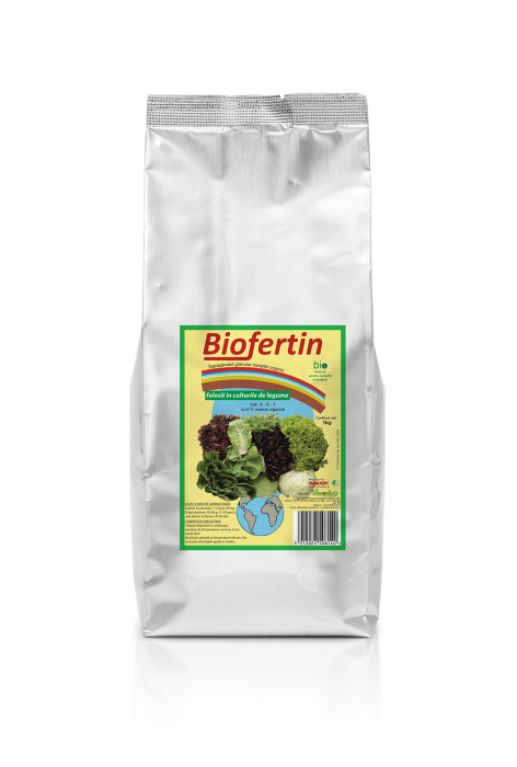 Îngrășămint organic granular cu eliberare lentă pentru cultivatorii amatori BIOFERTIN 9-6-3 - 1 kg [1]