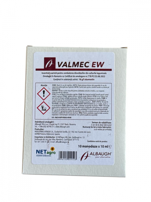 Insecto-acaricid Valmec 1.8 EW - 1 litru , tomate , pepene , musca miniera , paianjenul rosu [2]