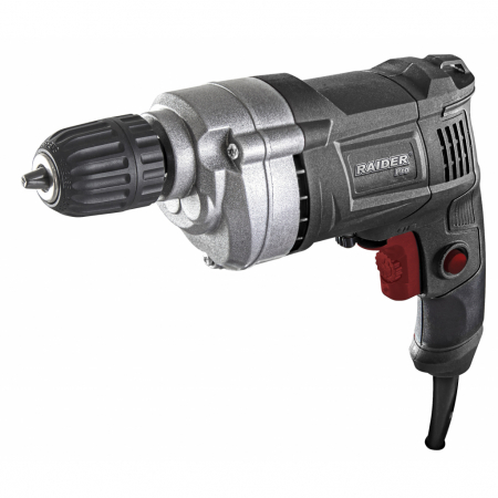 Masini de gaurit / bormasini cu acumulator - Masina de gaurit 450W 10mm RDP-ID43 Black Edition