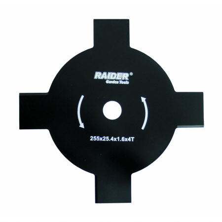 Unelte de mana - Lama metalica Ø255x25.4 mm cu 4 dinti pentru motocoasa